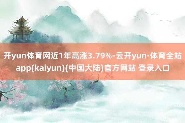 开yun体育网近1年高涨3.79%-云开yun·体育全站app(kaiyun)(中国大陆)官方网站 登录入口