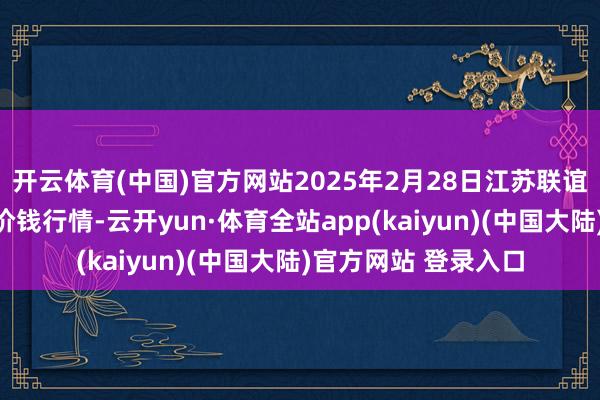 开云体育(中国)官方网站2025年2月28日江苏联谊农副居品批发市集价钱行情-云开yun·体育全站app(kaiyun)(中国大陆)官方网站 登录入口